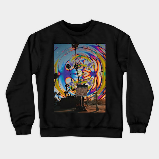 Fluid Movement Crewneck Sweatshirt by Cajuca